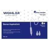 Wohler Burun Aspiratörü Hijyenik BPA ve Ftalat İçermez 2 Yedek Uçlu Ergonomik Bebek Dostu Tasarım