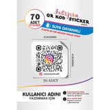 Woisco 70 Adet Instagram Yapışkanlı Etiketi Sticker - Kişiye Özel Isim Etiket - Plastik Parlak Etiket - Suya Dayanıklı (4X4CM) Oval - Beyaz