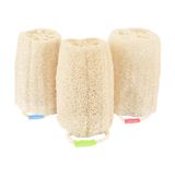 wokelai Doğal peeling lif süngeri - çevre dostu organik lif lüffa süngeri, duş ovalamak için vücut ovma süngeri, gerçek mısır lifi, banyo, spa, masaj, günlük cilt temizleme bakımı için banyo şişkini