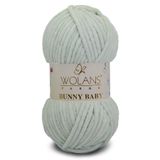 WOLANS 403 Açık Gri Soft Kadife Bunny Baby 100gr 120mt Örgü Ipi Kadife Ip Oyuncak Ipi Battaniye Ipi