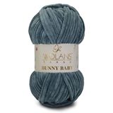 WOLANS 409 Koyu Gri Soft Kadife Bunny Baby 100gr 120mt -/ Örgü Ipi Kadife Ip Battaniye Ipi