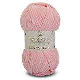 WOLANS 421 Somon Soft Kadife Bunny Baby Örgü Ipi Kadife Ip Yumuşak Oyuncak Ipi Battaniye Ipi