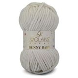 WOLANS 434 Açık Pudra Soft Kadife Bunny Baby Örgü Ipi Kadife Ip Yumuşak Oyuncak Ipi Battaniye Ipi