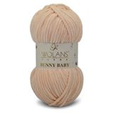 WOLANS 442 Somon Soft Kadife Bunny Baby Örgü Ipi Kadife Ip Yumuşak Oyuncak Ipi Battaniye Ipi