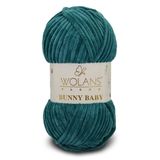 WOLANS 463 Petrol Soft Kadife Bunny Baby Örgü Ipi Kadife Ip Yumuşak Oyuncak Ipi Battaniye Ipi