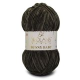 WOLANS 474 Toprak Soft Kadife Bunny Baby Örgü Ipi Kadife Ip Yumuşak Oyuncak Ipi Battaniye Ipi