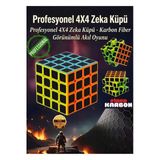 Wolawood 4x4 Zeka Küpü – Karbon Fiber Görünümlü Profesyonel Akıl ve Strateji Oyunu | Hız, Dikkat ve Zeka Geliştirici Küp Premium Rubik Küpü