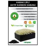 Wolawood Aktif Karbon Özlü Kabak Lifli Sabun %100 Doğal Özel El Yapımı Peeling Cilt Temizleyici Sabun