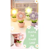 Wolawood Ayçiçeği Temalı 360° Dönen Esnek Led Işık Usb Şarjlı Çalışma & Kitap Okuma & Gece Masa Lambası