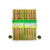 Wolawood Chopstick 20'Li Çin, Japonya, Kore, Vietnam El Yapımı Doğal Bambu Ahşap Yemek Çubukları Seti