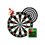 Wolawood Dart Tahtası Seti 6 Ok Dahil Duvar Tipi Çift Taraflı Dart Oyunu Hedef Spor Eğlence Vıp Hediyelik Set