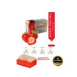 Wolawood Doğal Kabak Lifli Çilek Sabunu %100 El Yapımı Bitkisel Organik Peeling Ve Cilt Bakımı Sabunu