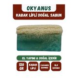 Wolawood Doğal Okyanus Kabak Lifli Sabun %100 El Yapımı Bitkisel Peeling Temizleyici Organik Cilt Bakımı