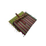 Wolawood El Yapımı Bambu Üretim Amerikan Servis Sunum Örtüsü Yemek Piknik Dekor Outdoor İçin 1 Adet 46X36 Cm