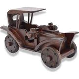 Wolawood El Yapımı Doğal Ahşap Dekoratif Araba Antika Tarzı Nostaljik Jeep Retro Tasarım, Koleksiyonluk Özel Üretim, Hediyelik Ahşap Oyuncak Masaüstü Aksesuarı