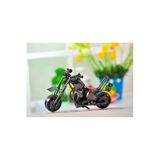 Wolawood El Yapımı Metal Motorsiklet Biblo Dekoratif Retro Masaüstü Motor Aksesuarı Hediyelik Koleksiyon