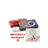 Wolawood Gerçek İstiridye İçinden Çıkan İnci Kolye Seti Mini Küre Hediyeli Özel Kutulu Romantik Hediyelik