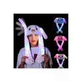 Wolawood Işıklı Led’li Kulakları Hareket Eden Eğlenceli Peluş Şapka Karakterli Karışık Renk & Model 1 Adet