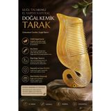 Wolawood Kuğu Desenli El Yapımı %100 Doğal Kemik Tarak – Premium Natural Seri Saç Dostu Özel Üretim Sağlıklı Saç Bakım Boynuz Tarağı