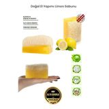 Wolawood Limon Kabak Lifli Sabun %100 Doğal El Yapımı Peeling Etkili Cilt Temizleyici & Ferahlatıcı Sabun