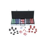 Wolawood Luxury Exclusive Edition 500 Çipli Metal Çantalı Profesyonel Poker Seti Özel First Class Oyun Takımı