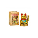 Wolawood Maneki Neko Japon Şans Kedisi Sallanan Patiyle Huzur Bereket Sağlık Uğur Getiren Dekoratif Figür