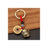 Wolawood Maneki Neko Şans Bereket Sağlık Uğur Mutluluk Getiren Lucky Cat Metal Japon Kedisi Asmalı Anahtarlık