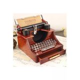 Wolawood Nostaljik Daktilo Müzik Kutusu Kurmalı Retro Antika Tasarım Dekoratif Hediyelik Özel Koleksiyon Ürün
