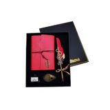Wolawood Nostaljik Divit Hokka Kaligrafi Seti Mürekkep Deri Defter Özel Kutulu Hediyelik Antika Yazı Takımı
