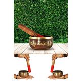 Wolawood Özel Üretim Pirinç Meditasyon Çanı El Yapımı Tibet Çanağı Feng Shui Spiritüel Terapi Şifa Kaynağı