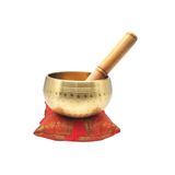 Wolawood Özel Üretim Tamamı Pirinç Meditasyon Çanı El Yapımı Tibet Çanağı Spiritüel Şifa Kaynağı Ses Terapisi