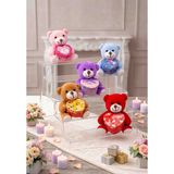 Wolawood Premium Kalitede Yumoş Peluş Ayıcık Teddy Oyuncak Özel Kalp Kutulu 25 cm (1-Adet) Random Renk Sevimli Yumuşak Romantik Hediyelik Peluş Ayı