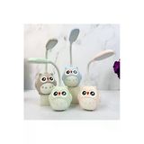 Wolawood Puhu Baykuş Temalı Led Masa Lambası Usb Şarjlı Dekoratif Gece Işığı & Masaüstü Aydınlatma