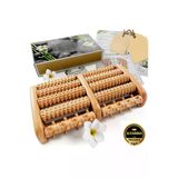 Wolawood Sağlıklı Yaşam %100 Doğal Ahşap Ayak Masaj Aleti Rulosu Natural Rahatlatıcı Taban Refleksoloji Seti