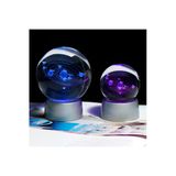 Wolawood Samanyolu Galaksi Led Işık Kristal Cam Kar Küresi Pilli Renk Değiştiren 3D Hediyelik Lamba Dekor Set