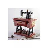 Wolawood Vintage Nostaljik Dikiş Makinası Müzik Kutusu Kurmalı Dekoratif Antika Tarzı Hediyelik Özel Tasarım