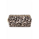 WOLF & ROCK Leopar Kapitone Kalemlik ve Makyaj Çantası