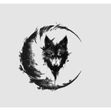 Wolf Wall Art for Living Room - Vahşi Doğa Kurt Kanvas Tablo, Modern Geometric Wolf Canvas Prints, Wildlife Animal Decor for Bedroom, Framed Rustic Nature Wall Decoration
