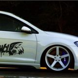 Wolf Yan kapı Kurt Sticker Araba Stickerı Yapıştırma