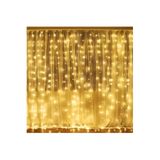 Wolfberry Kumandalı 8 Ayrı Moda Sahip 3mx3m ( 300 Cm X 300 Cm ) Perde Led Peri Led Usb 422 Gün Işıgı Perde
