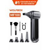 Wolfbox MF100 150.000 Rpm 6000 Mah Şarjlı Jet Fan Elektrikli Hava Üfleyici Air Duster 3 Kademeli Turbo Fan