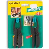 Wolfcraft Quickfix S 30 - Mini Hızlı Sıkıştırma Penseleri 30 mm (2'li Paket)