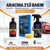 Wolfpar 3lü Set Sıvı Cila,torpdio Parlatıcı ve Lastik Parlatıcı