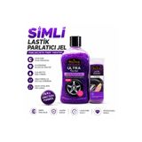 WOLFPAR Simli Lastik Parlatıcı Jel ve Lastik Süngeri (MOR)