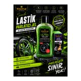 WOLFPAR Simli Lastik Parlatıcı Jel ve Lastik Süngeri (YEŞİL)