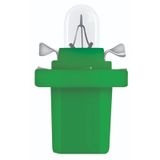 Wolfram 12 Volt 2 Watt Yeşil Duylu Gösterge Ve Panel Ampulü B8,5d Duy Tipi - 10 Adet