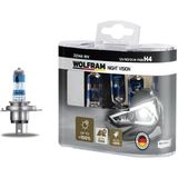 Wolfram Ampul 125 H4 1960-1955 P43T Nıght Vısıon 150 Fazla 20 Beyaz Işık
