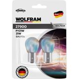 Wolfram Py21w Stop Sinyal Ampulü 12v 21w Bau15s Multipack Kolormatik 2 Adet Geri Vites Ampulü