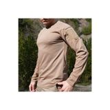 Wolftrap Tactical Beldaran 2 Cepli Uzun Kollu Taktik Tişört Koyu Bej
