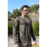 Wolftrap Tactical Beldaran Cepli Uzun Kollu Taktik Tişört Haki